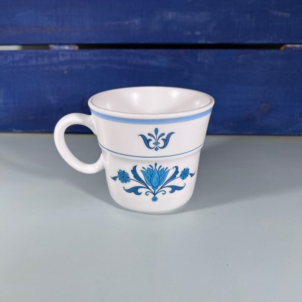 Vintage Progression Noritake Blue Haven Design Coffee Cup  3 available